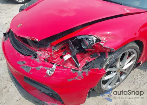 2020 Porsche 718 Spyder from USA, damaged, VIN WP0CC2A80LS240291